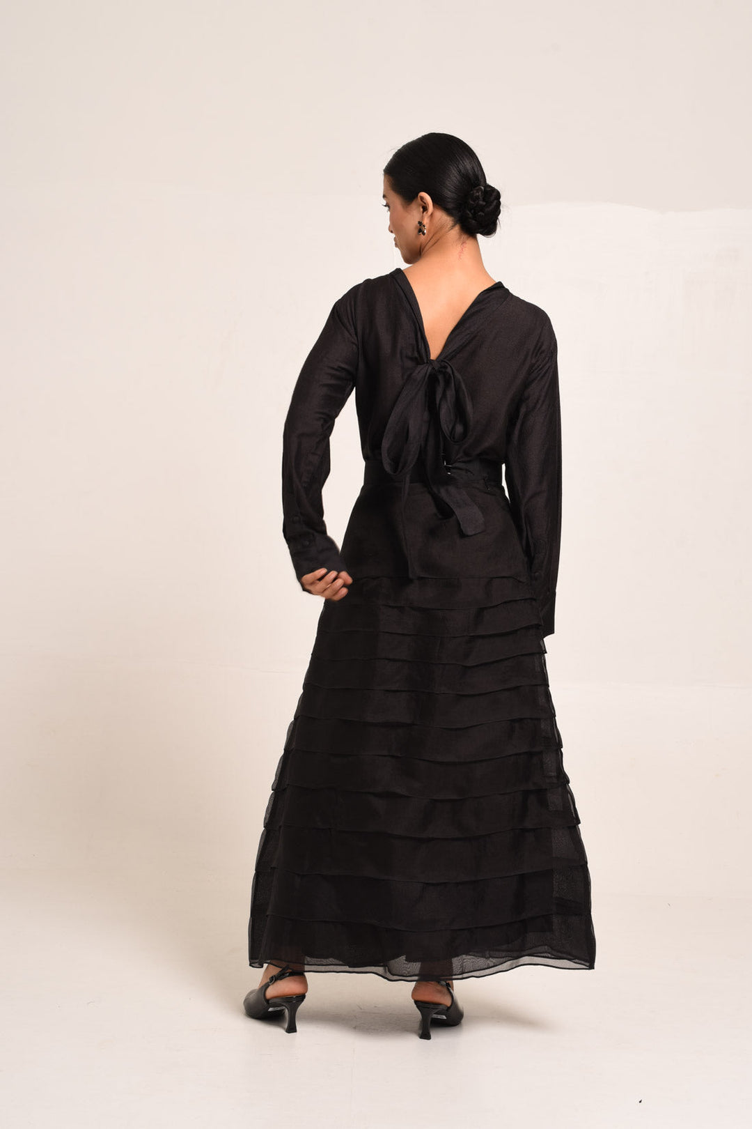 PERÚ RUFFLED ORGANZA SKIRT