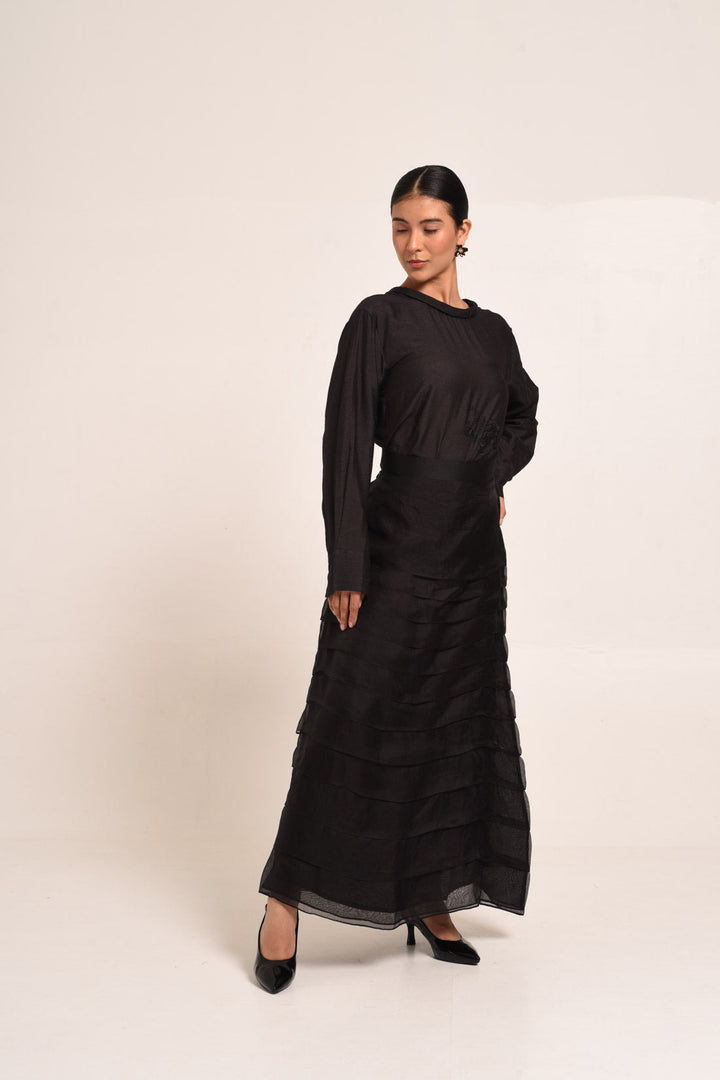 PERÚ RUFFLED ORGANZA SKIRT