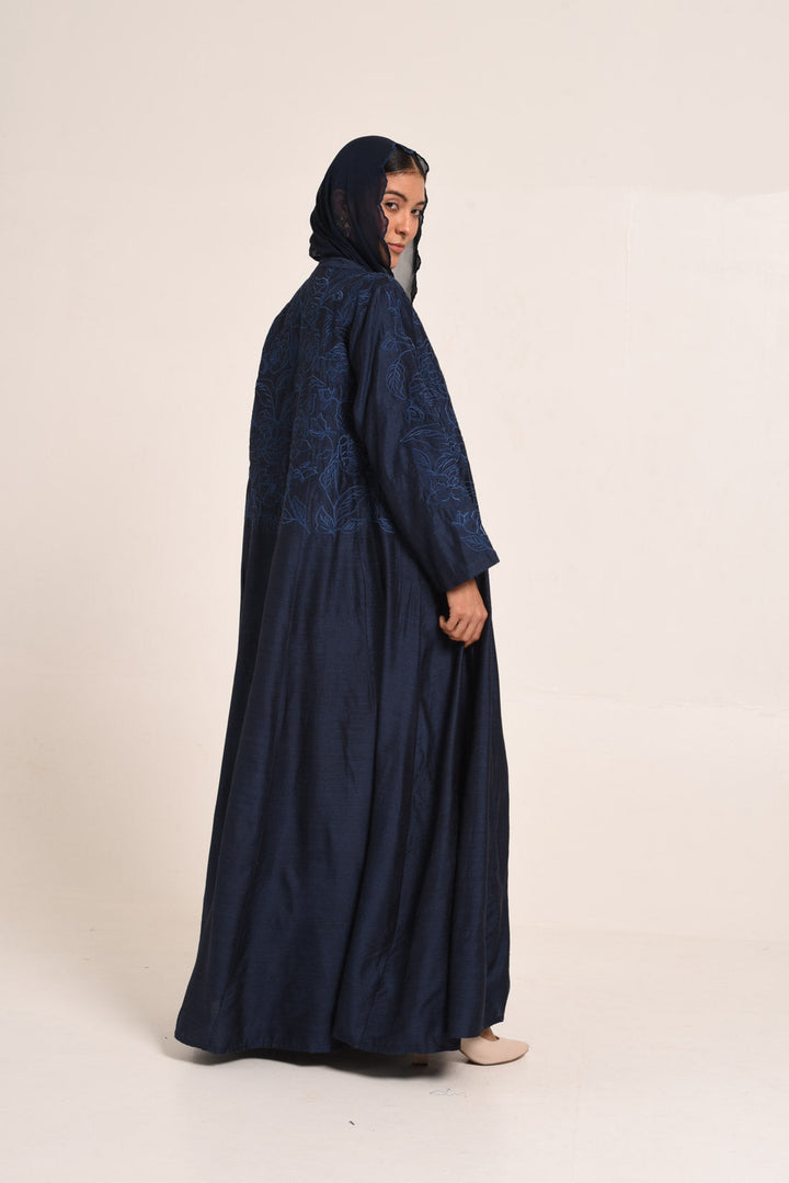 PERÚ NAVY BLUE ABAYA SET