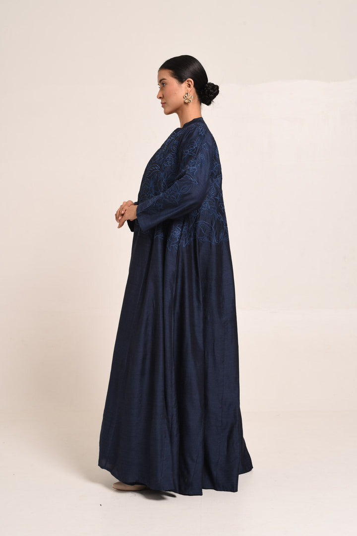 PERÚ NAVY BLUE ABAYA SET