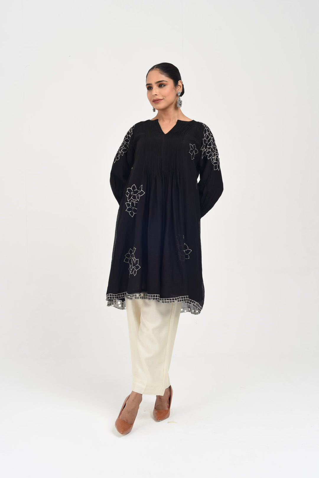 MIRAYA TUNIC SET BLACK