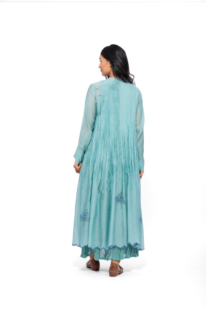 ROSETTE TEAL LILY INK RAYA DRESS 7