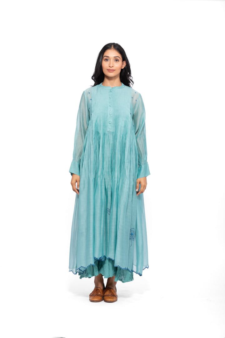 ROSETTE TEAL LILY INK RAYA DRESS 7