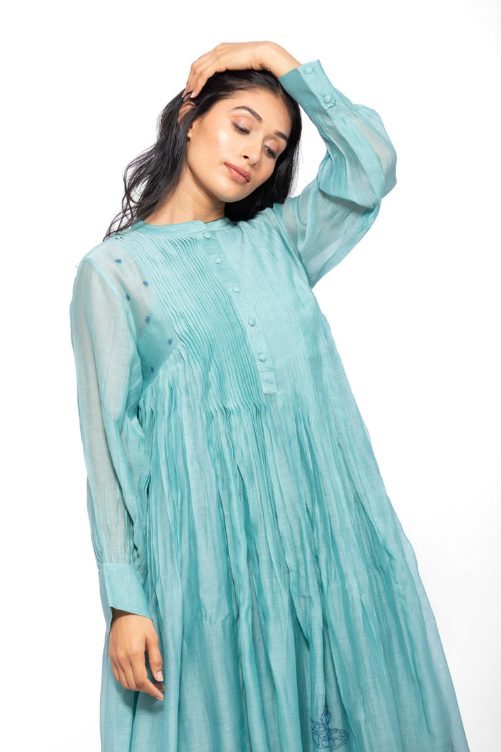 ROSETTE TEAL LILY INK RAYA DRESS 7