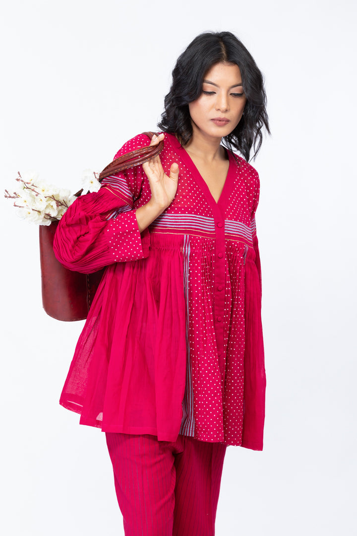 MIRAYAH BOUGIANVILLEA SHORT OVERLAY
