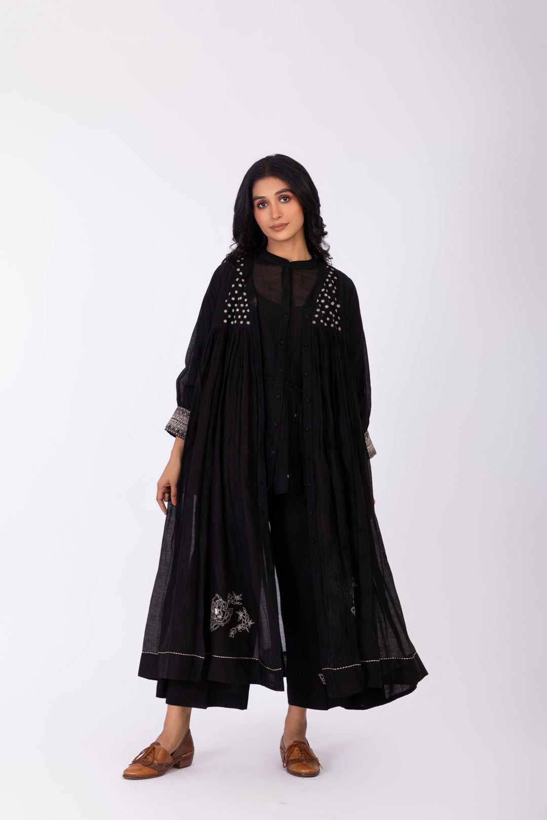 ROSETTE BLACK CHARCOAL INK JACKET