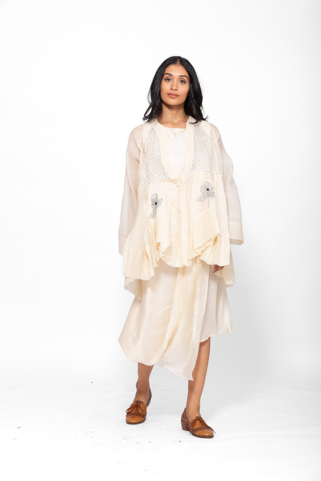 ROSETTE BLUE WHITE LILY JACKET 1