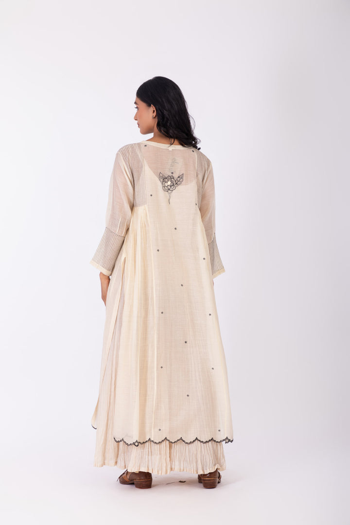 ROSETTE WHITE LILY INK CHICAGO DRESS