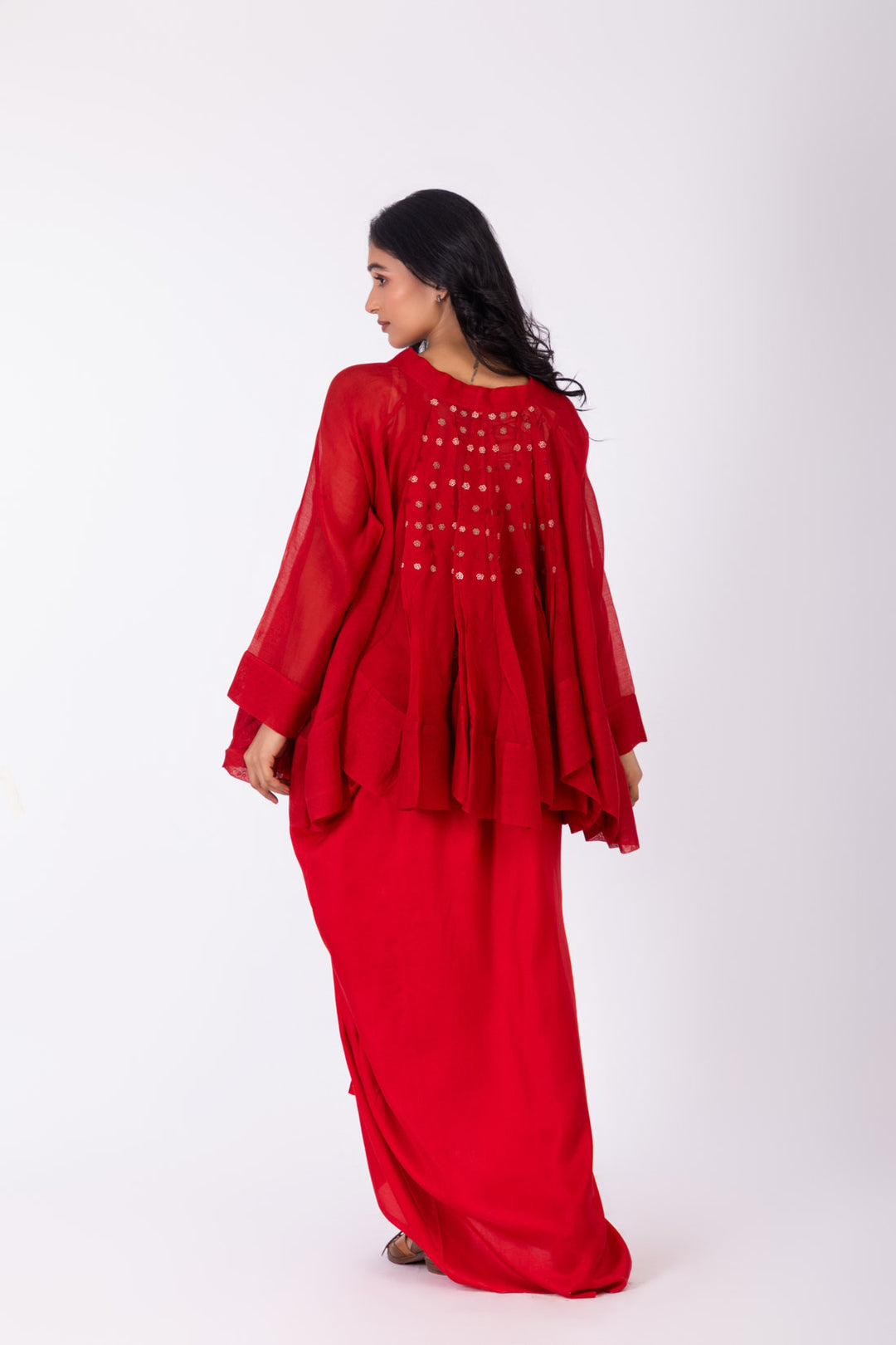 ROSETTE CRIMSON INK JACKET SET