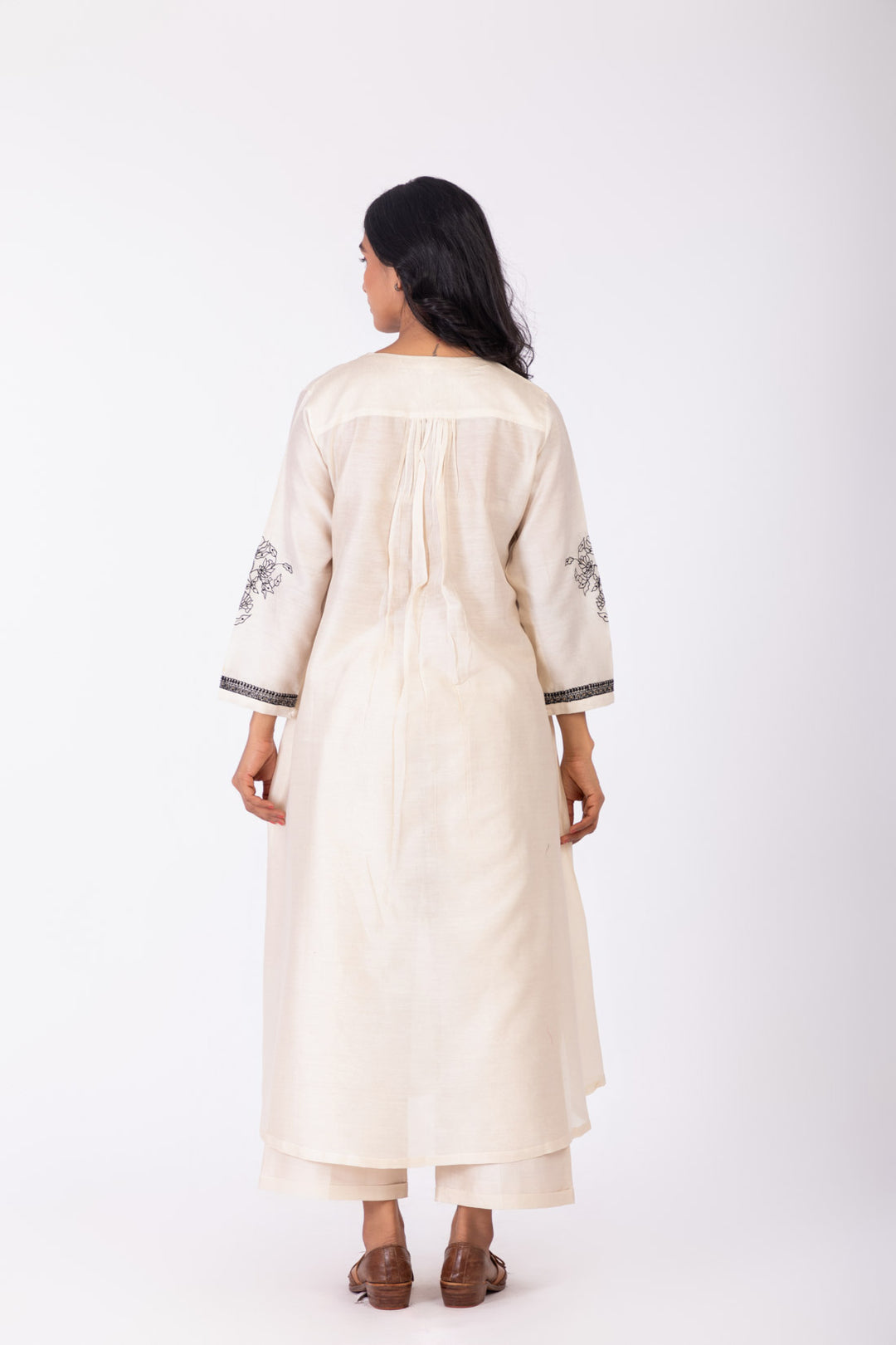ROSETTE WHITE LILY INK GABA KALI TUNIC SET