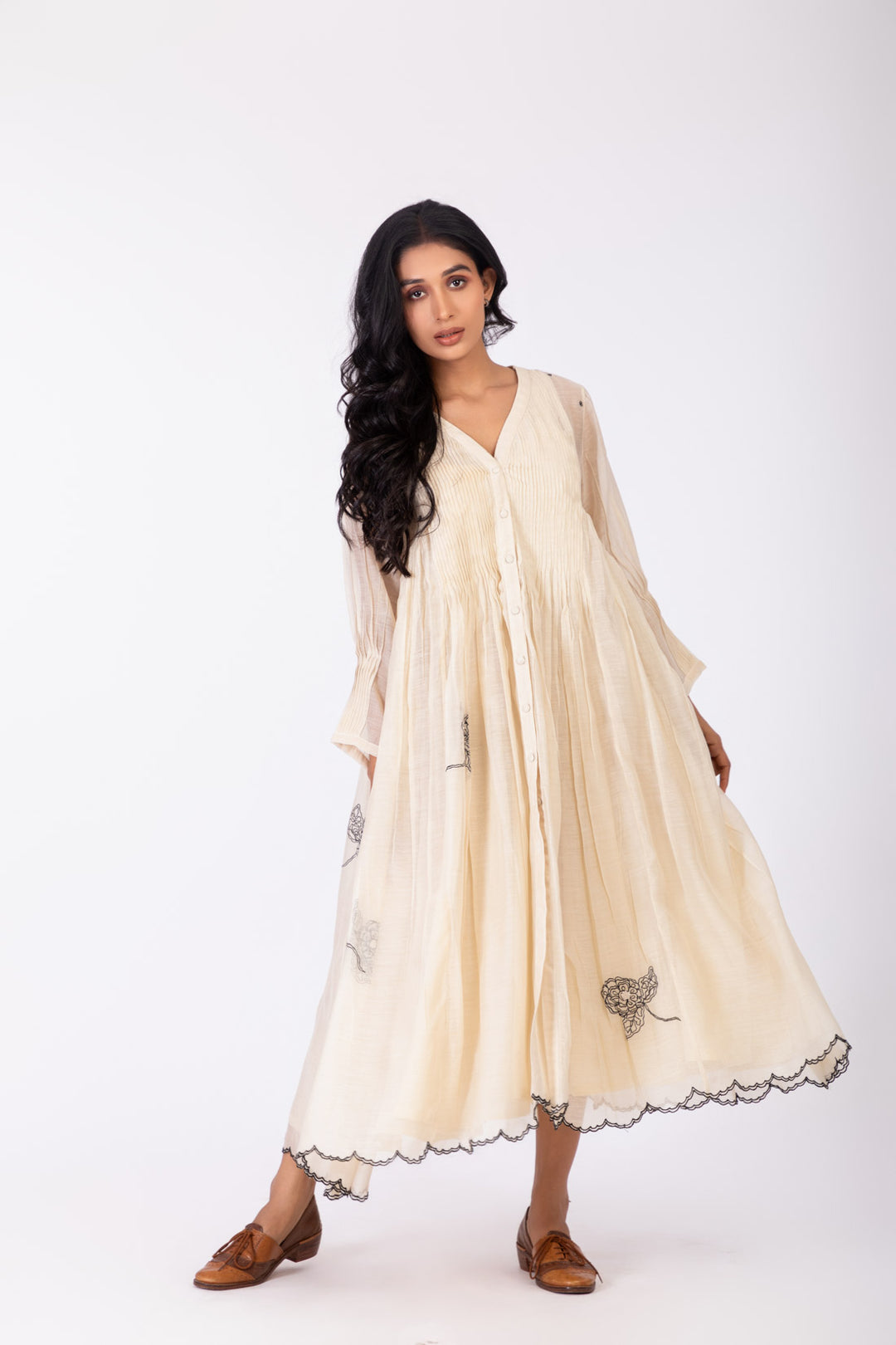 ROSETTE WHITE LILY INK JACKET DRESS SET