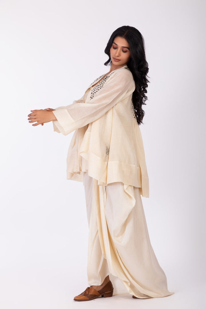 ROSETTE WHITE LILY INK JACKET