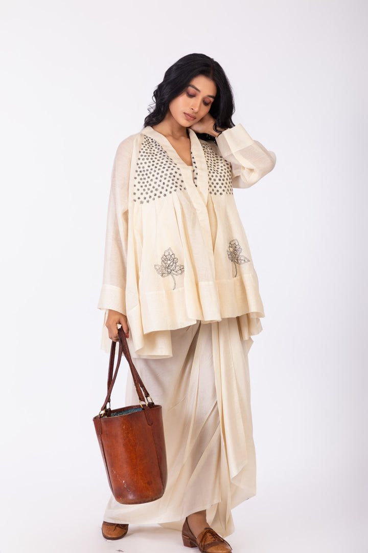 ROSETTE WHITE LILY INK JACKET