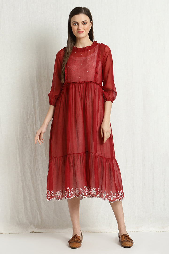 NORY SUMMER OVERLAY DRESS