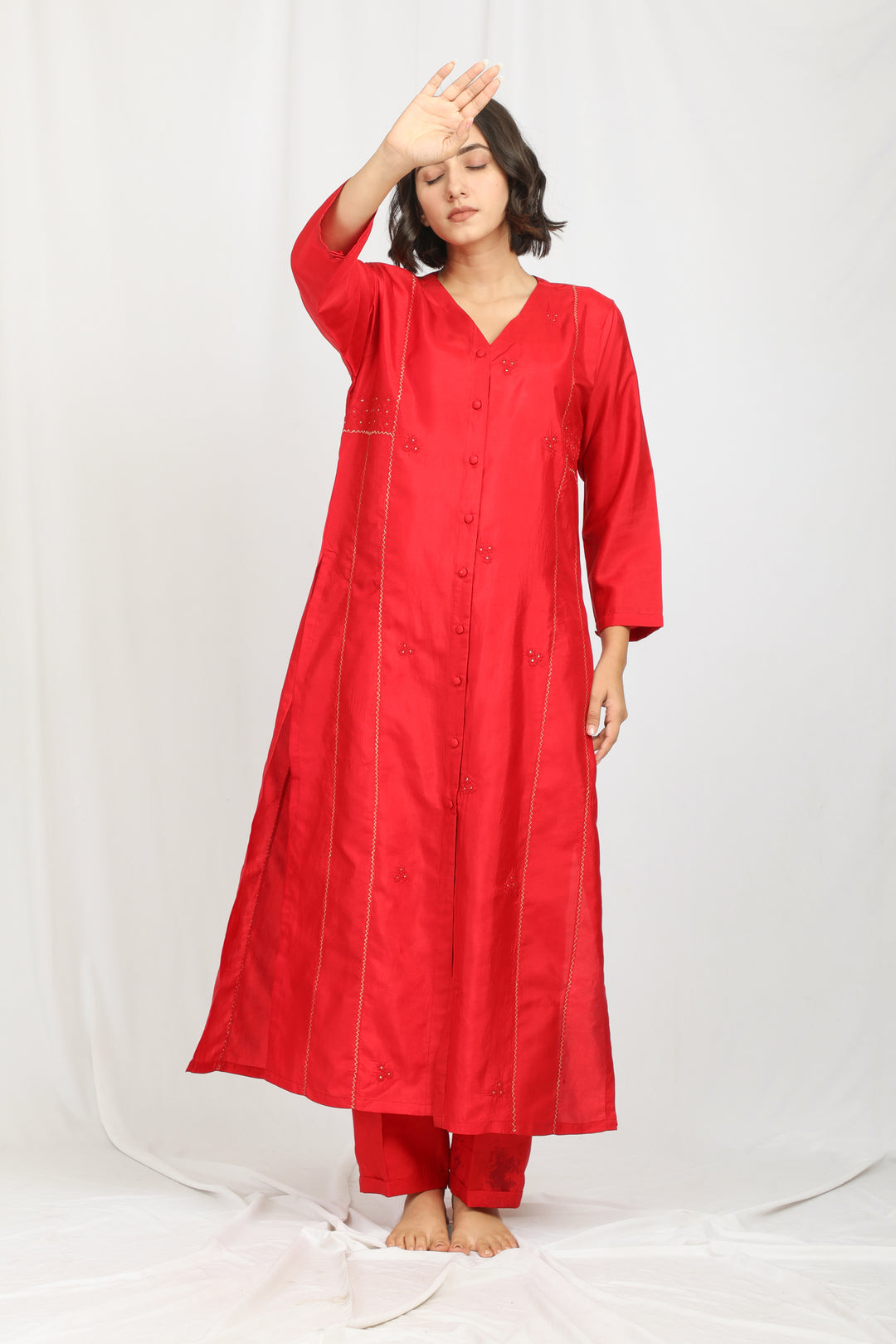 SIRIJA SILK KURTA SET