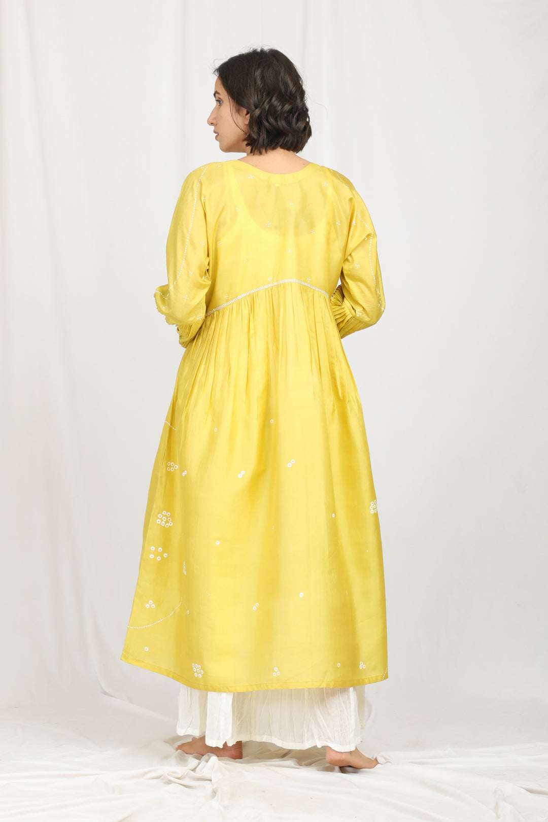 FAIZA SILK OVERLAY  SET