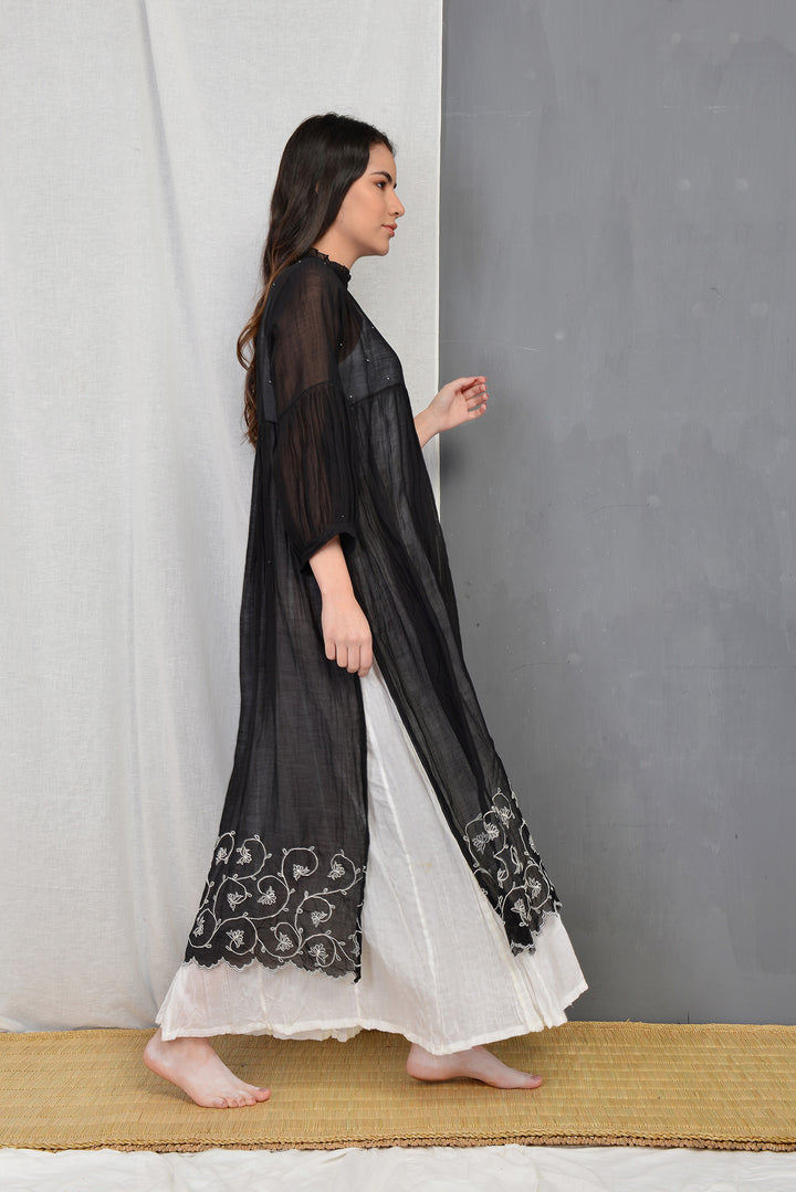 JUNE SILK OVERLAY DRESS