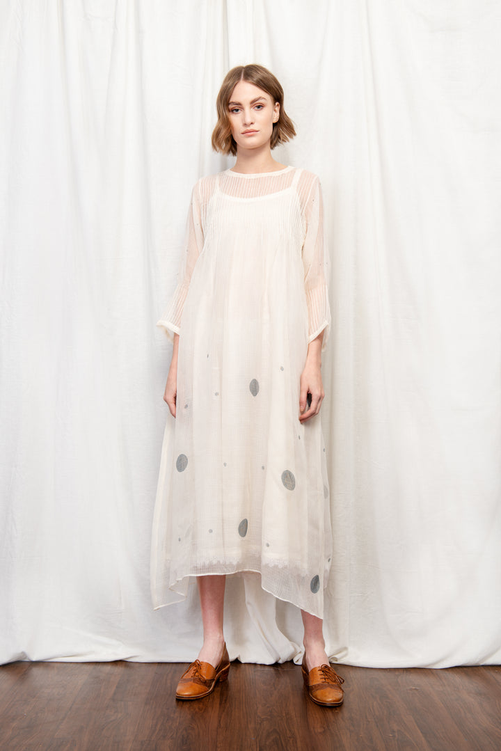SOPHIAH SILK OVERLAY DRESS