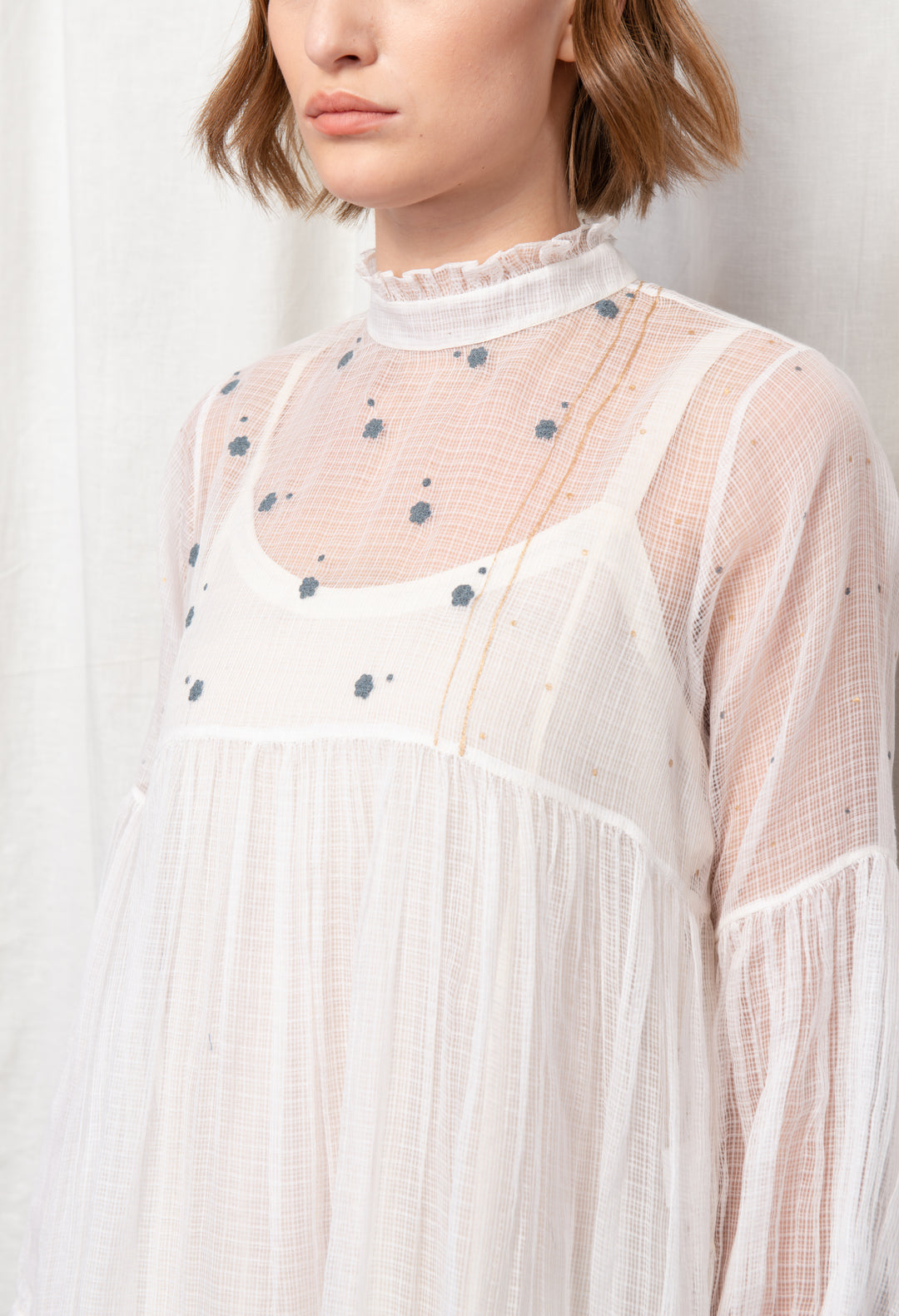 NOAH SILK OVERLAY DRESS