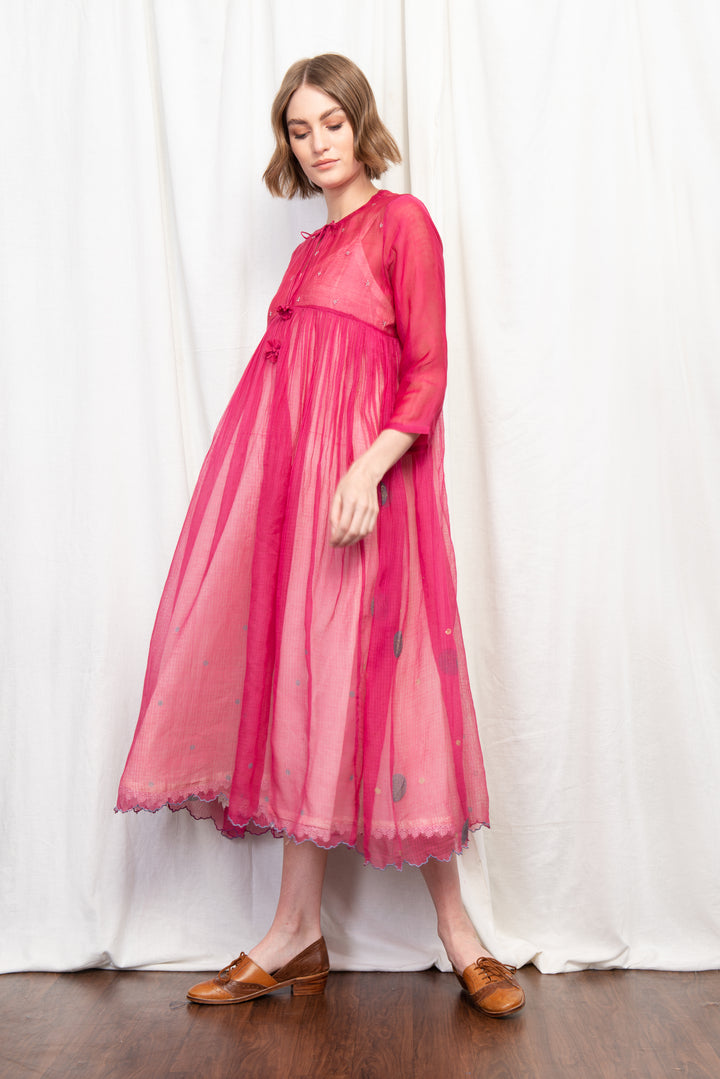 PIPER SILK OVERLAY DRESS