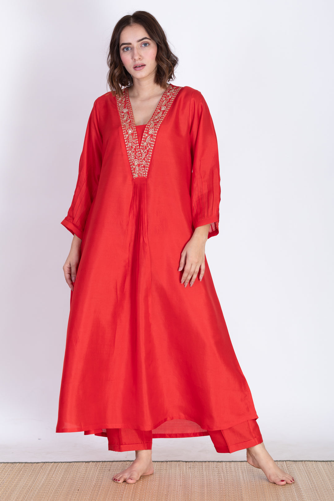 ANVITA SILK KURTA SET