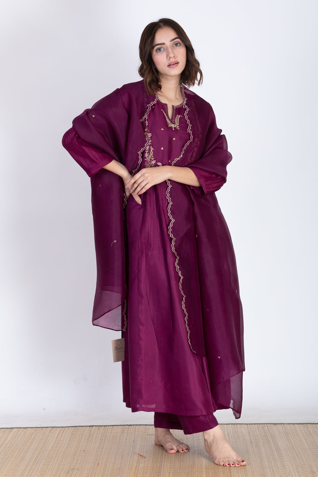 SHAILAJA SILK KURTA SET