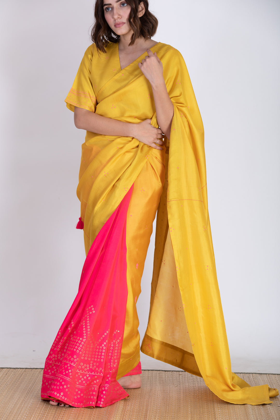 ROZA SILK SAREE SET