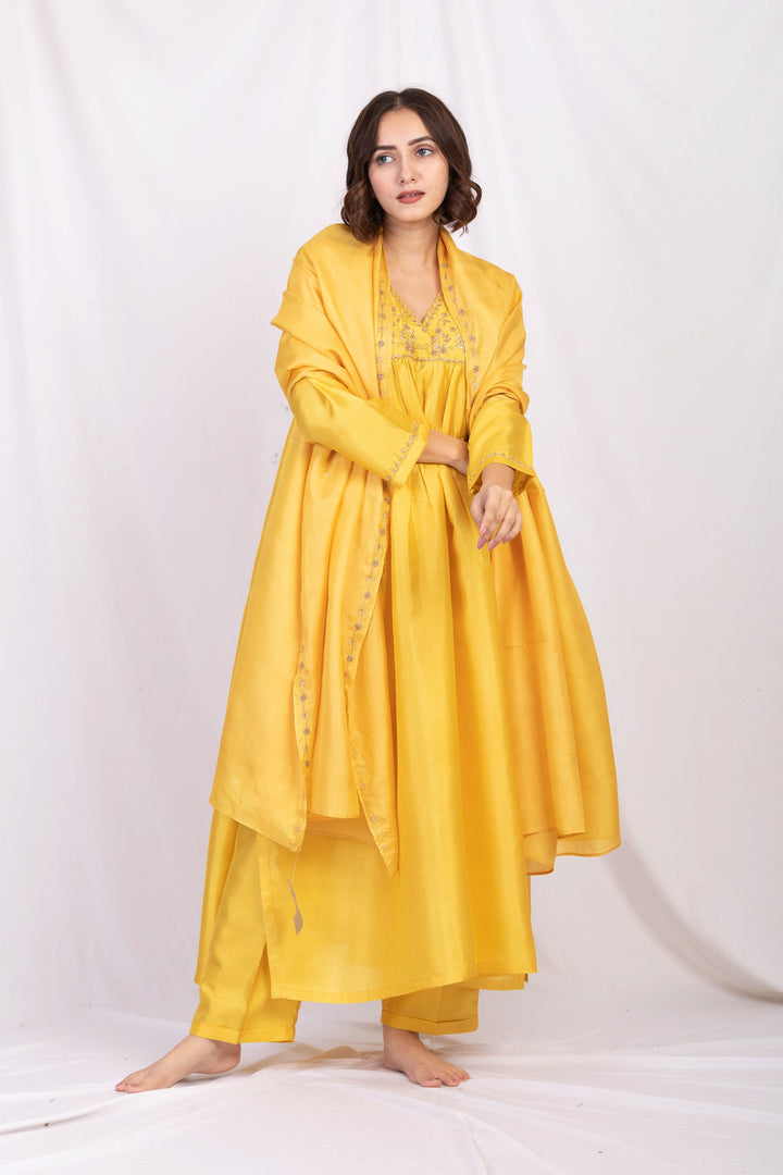 LILA SILK DUPATTA