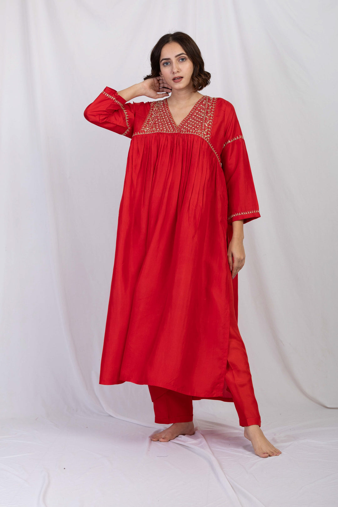 MEHRUNISAAH SILK KURTA SET