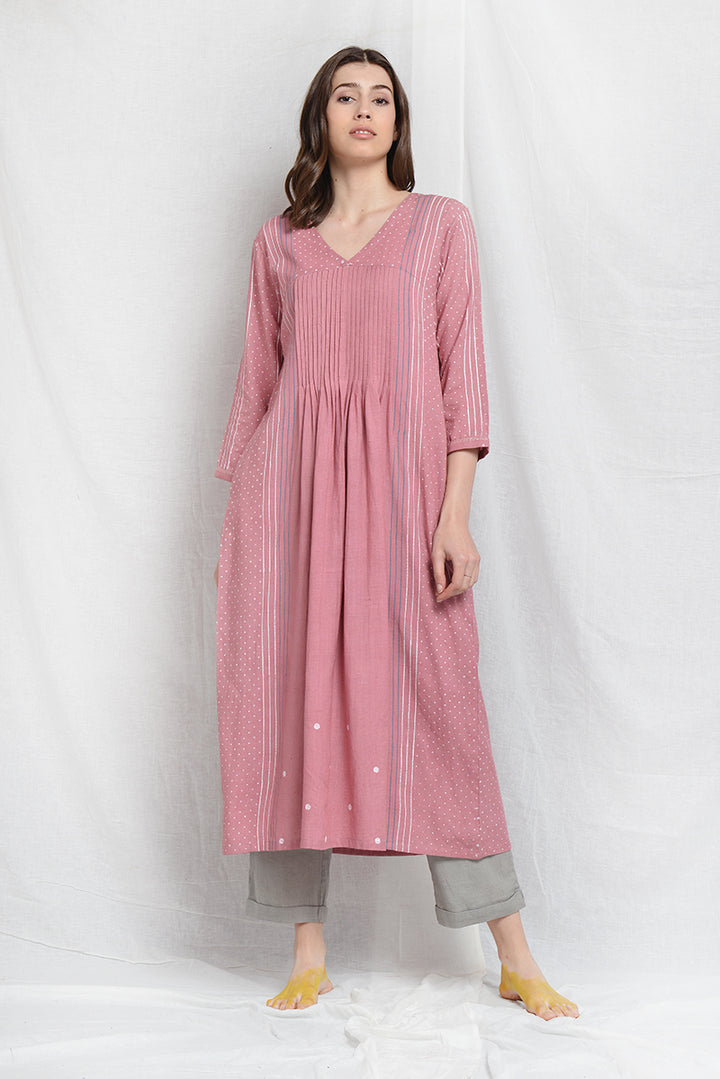 AMIEE WILLOW PLEATED TUNIC SET