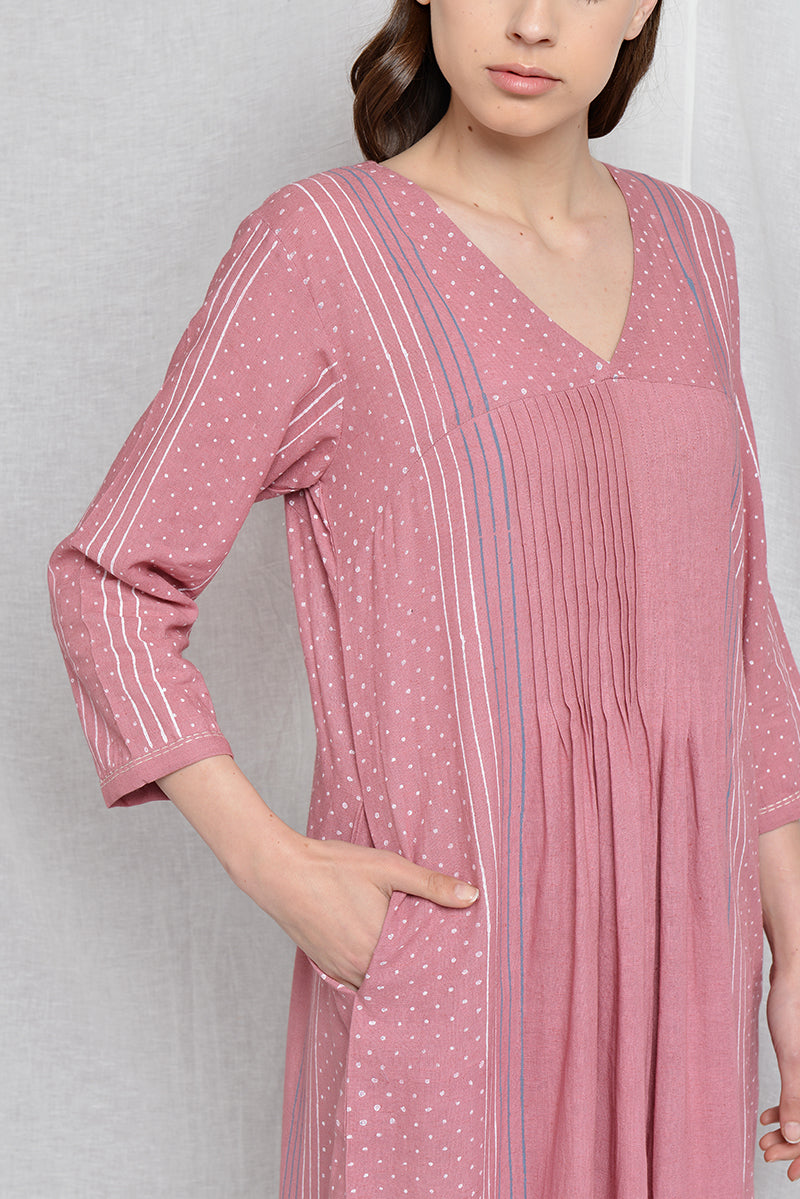 AMIEE WILLOW PLEATED TUNIC SET