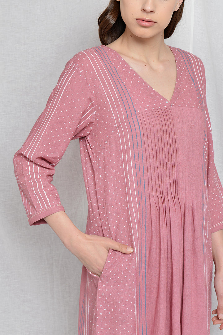 AMIEE WILLOW PLEATED TUNIC SET