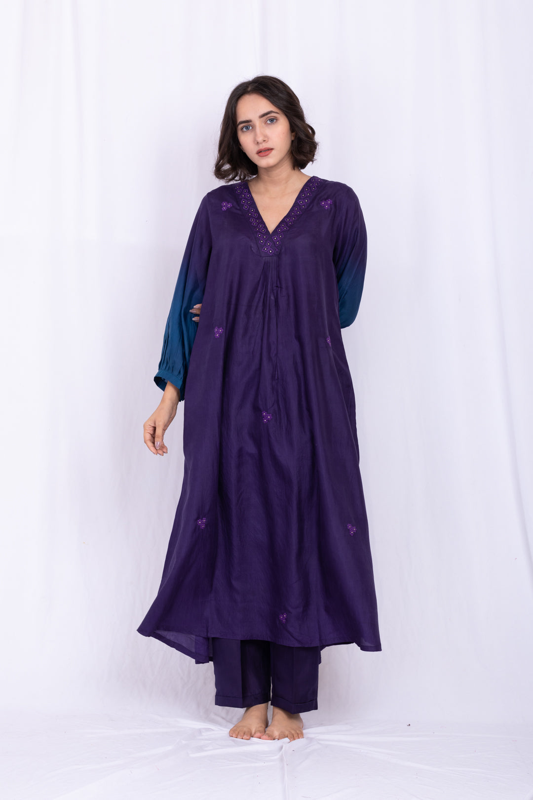 MRINALINI SILK KURTA SET