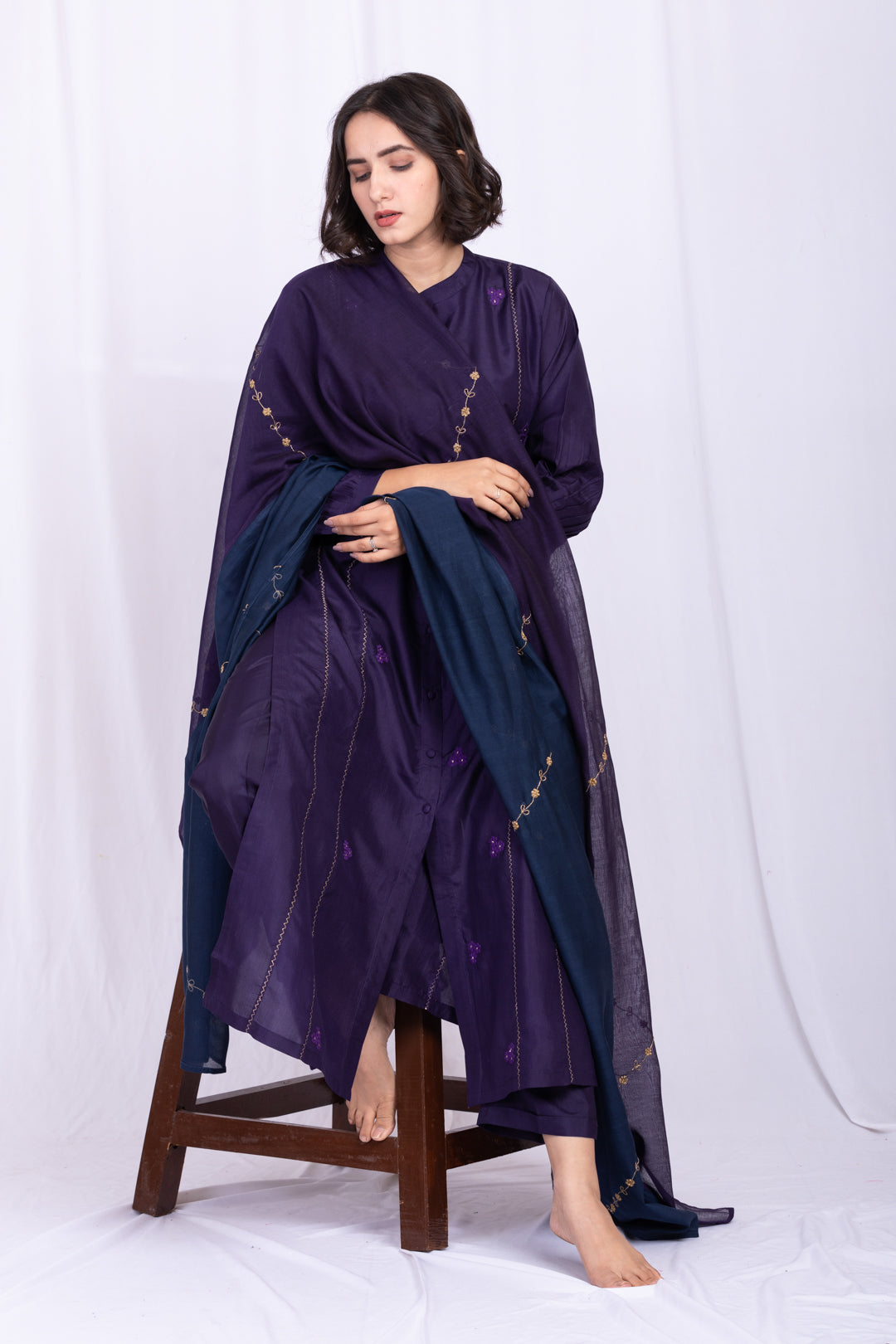 ASHKA SILK KURTA SET