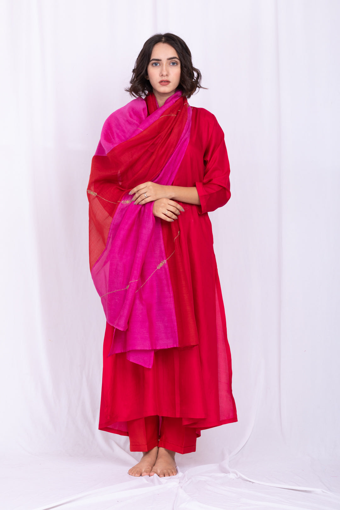 ANAMIKA SILK KURTA SET